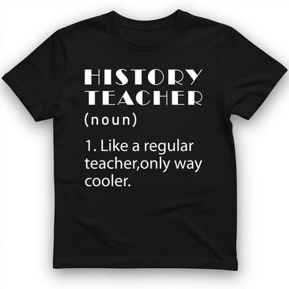 Like A Regular Teacher T-Shirt Black / S