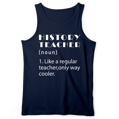 Like A Regular Teacher Tank Navy / XS