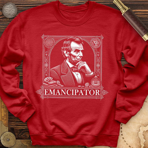 Lincoln Emancipator Crewneck Red / S