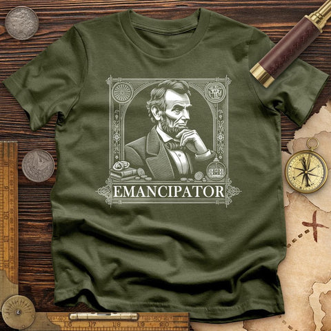 Lincoln Emancipator T-Shirt Military Green / S
