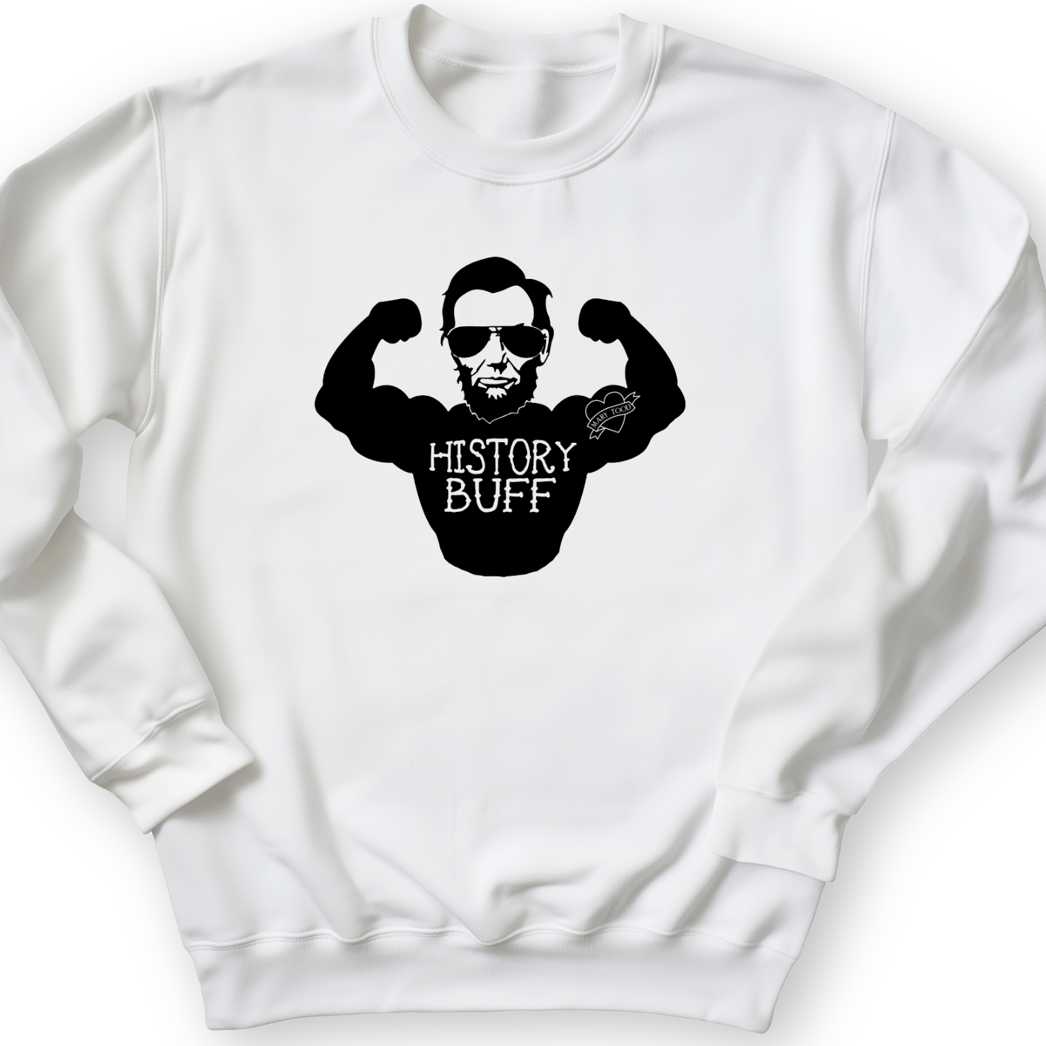 Lincoln History Buff Crewneck White / S