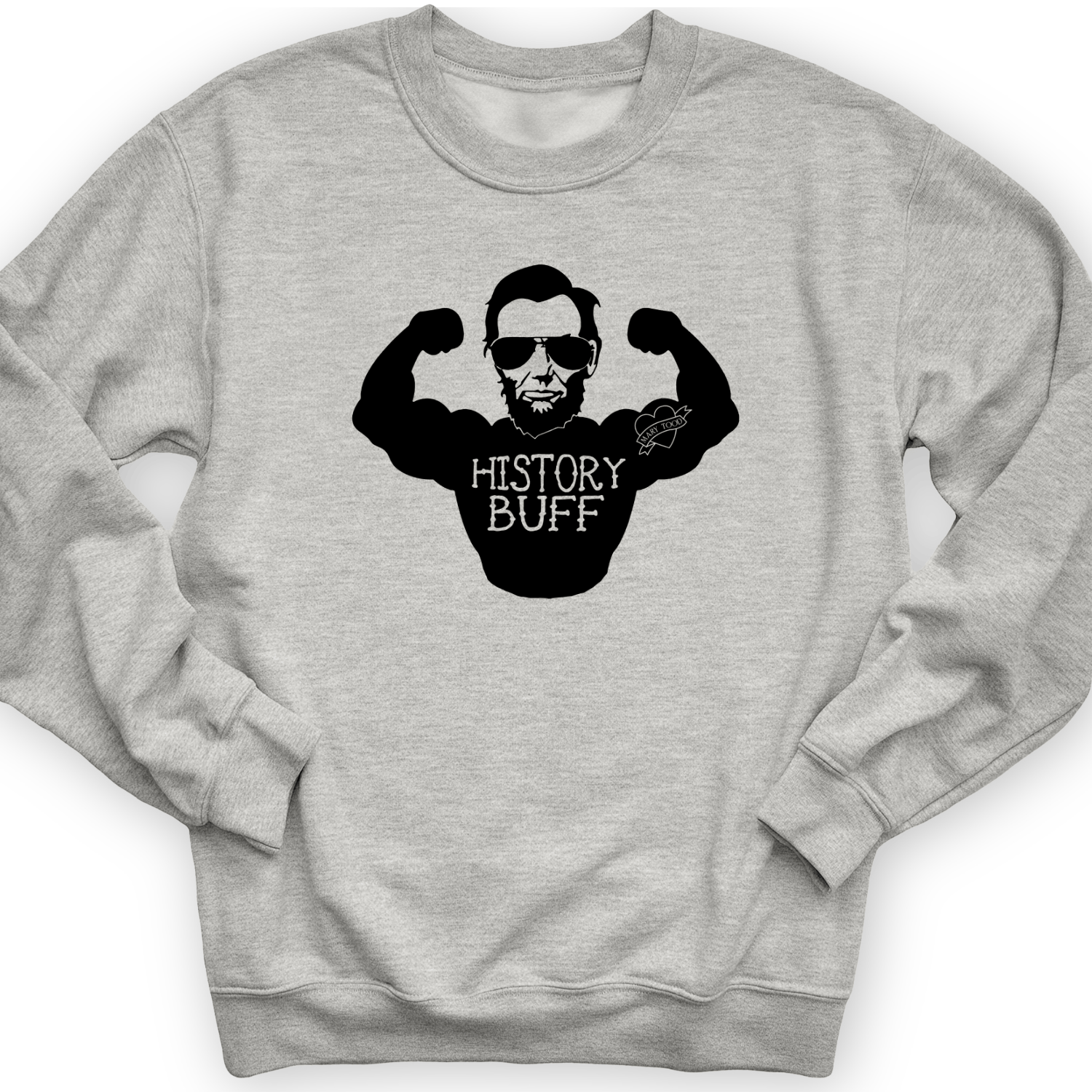 Lincoln History Buff Crewneck Sport Grey / S