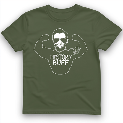 Lincoln History Buff T-Shirt Military Green / S