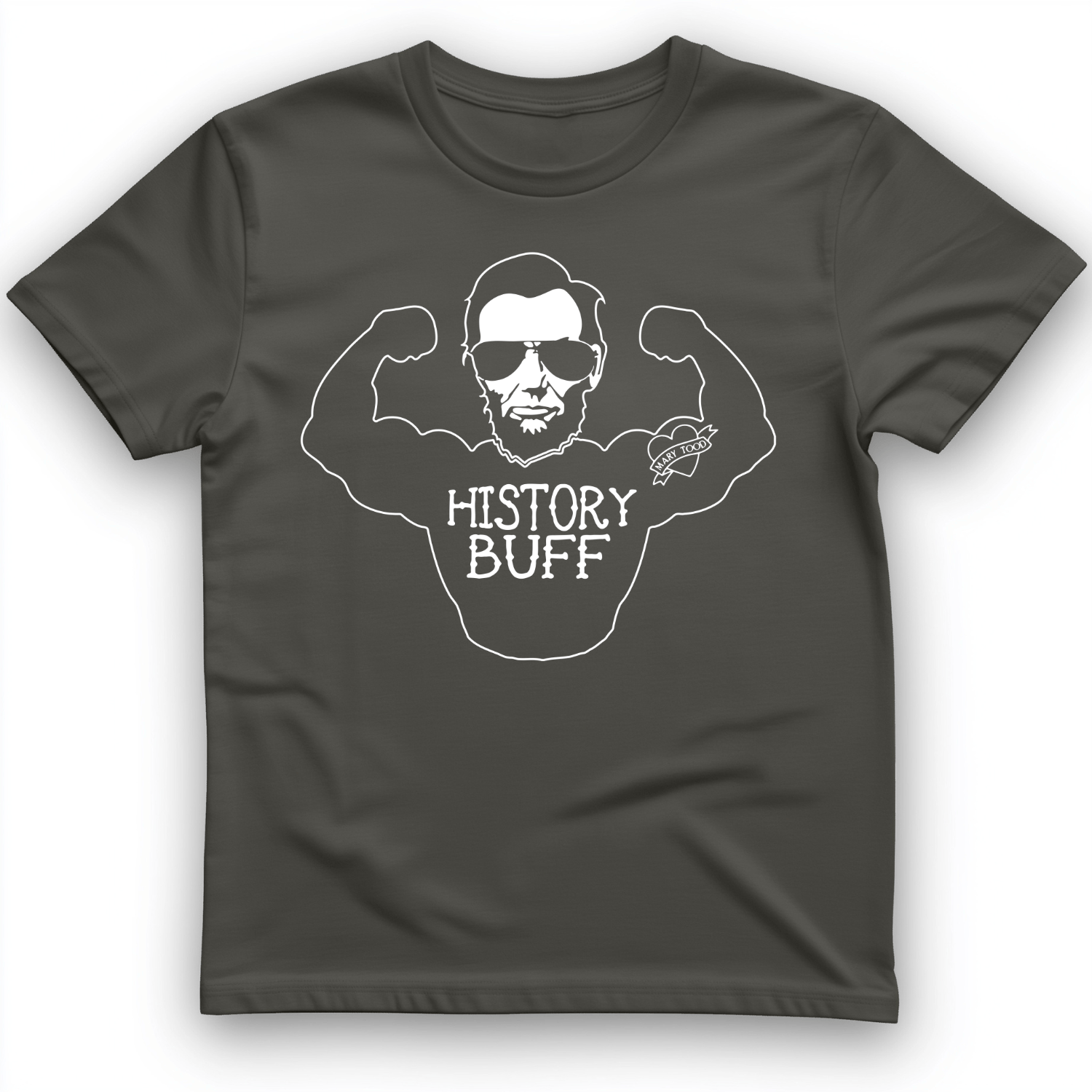 Lincoln History Buff T-Shirt Charcoal / S
