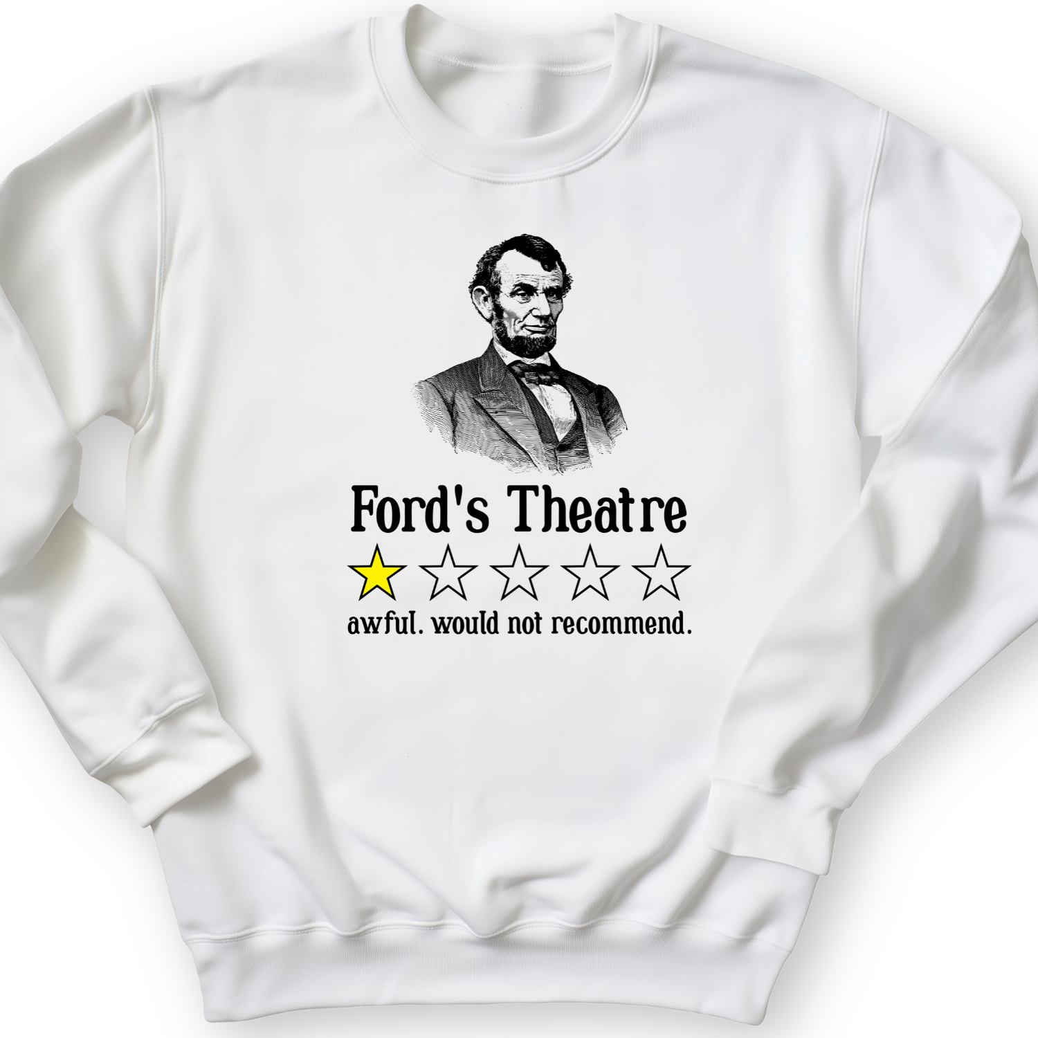 Lincoln One Star Review Crewneck White / S