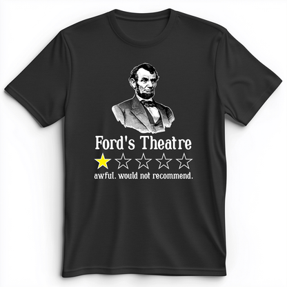 Lincoln One Star Review Premium Tee Dark Grey Heather / S