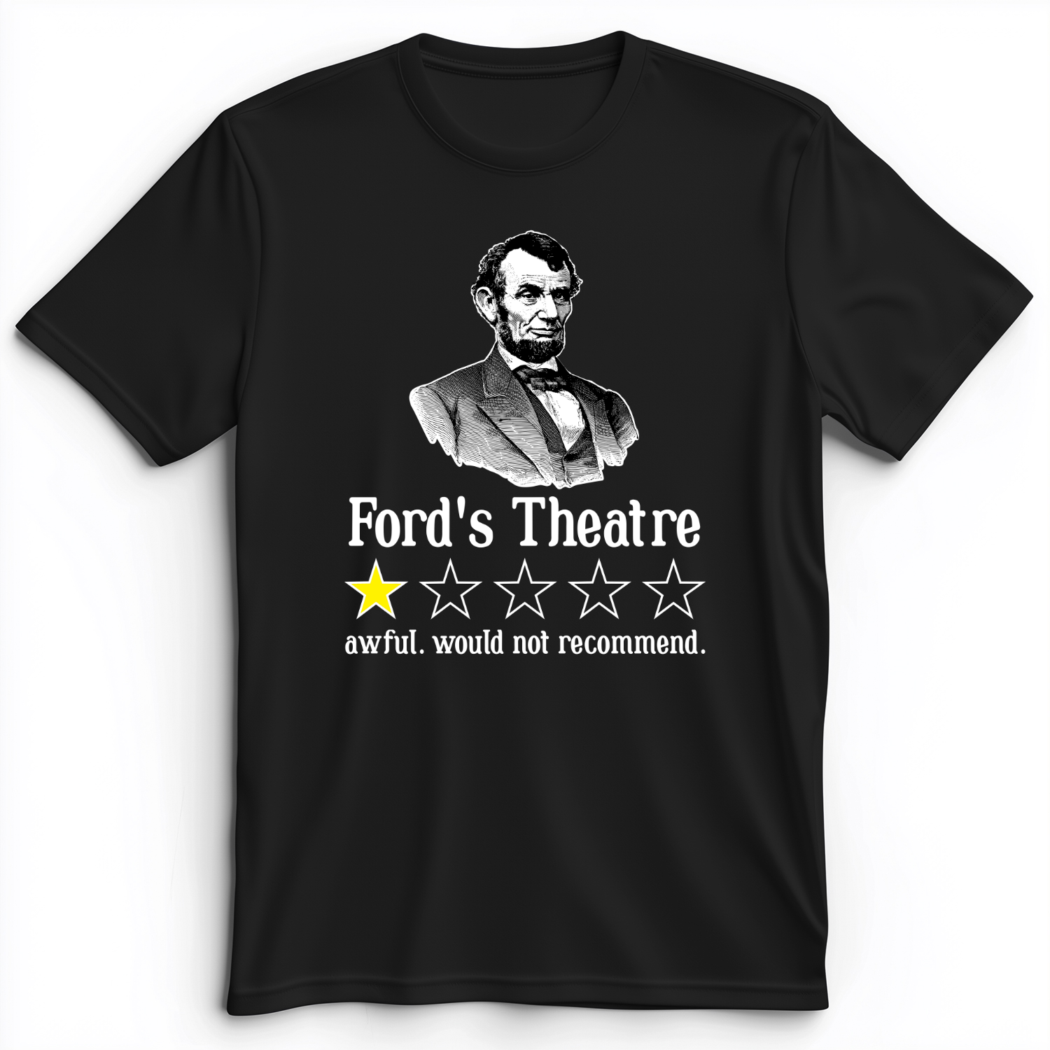 Lincoln One Star Review Premium Tee Black / S