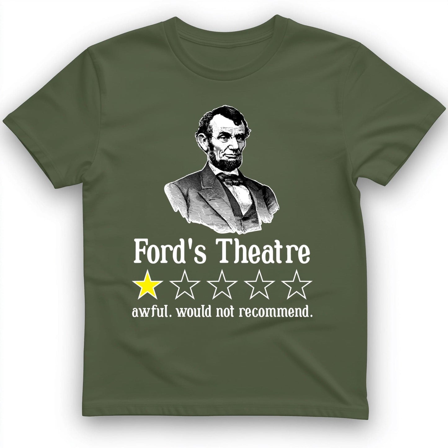 Lincoln One Star Review T-Shirt Military Green / S