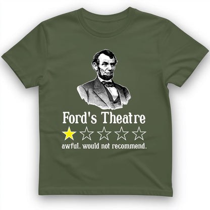 Lincoln One Star Review T-Shirt Military Green / S