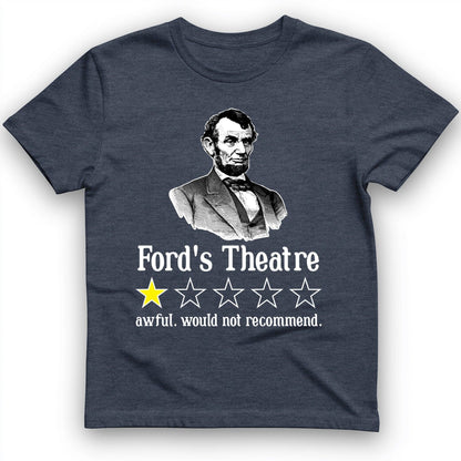 Lincoln One Star Review T-Shirt Heather Navy / S