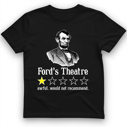 Lincoln One Star Review T-Shirt Black / S