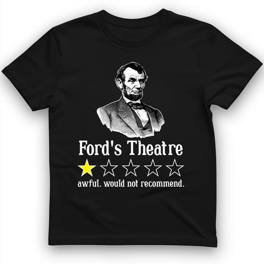 Lincoln One Star Review T-Shirt Black / S