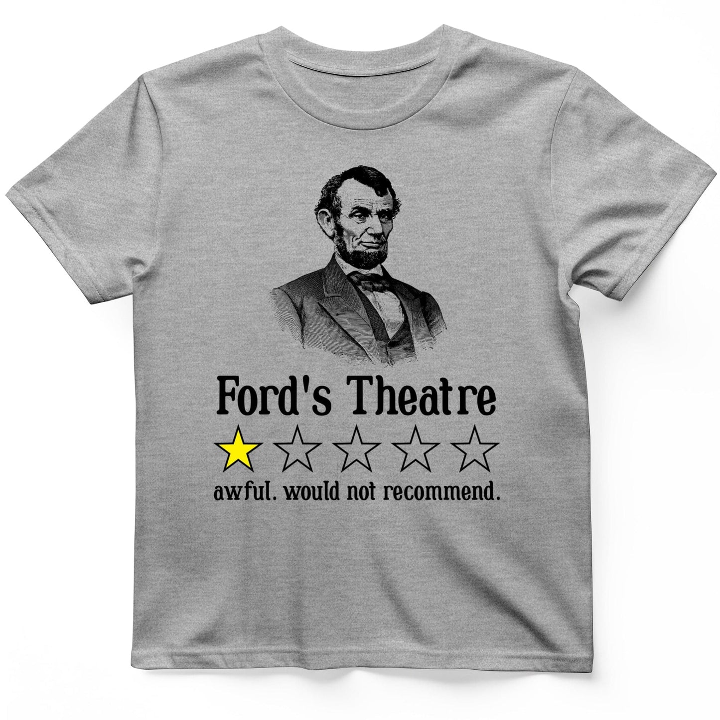 Lincoln One Star Review T-Shirt Sport Grey / S