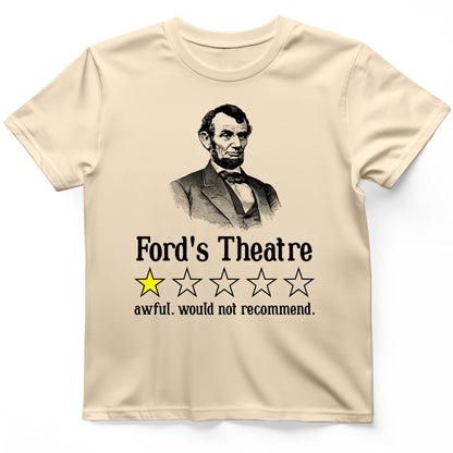 Lincoln One Star Review T-Shirt Natural / S