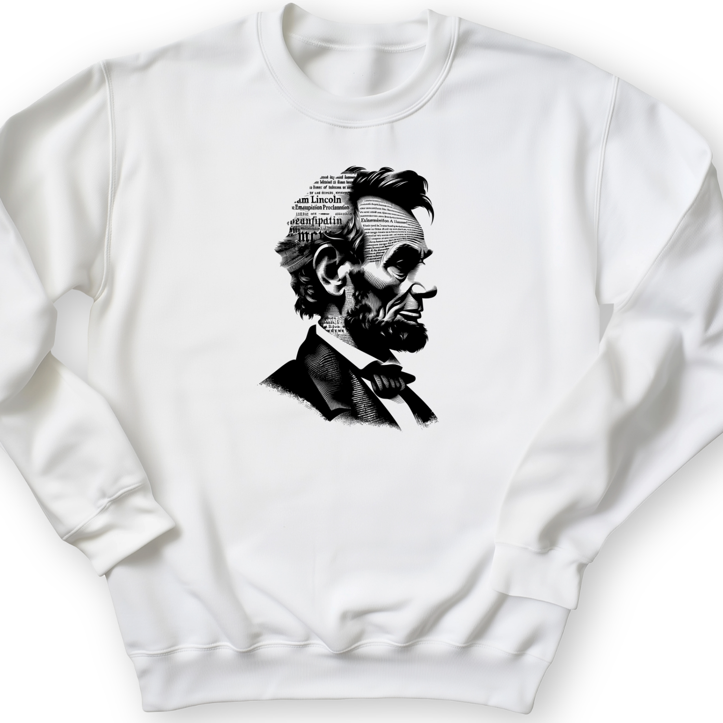 Lincoln's Proclamation Crewneck White / S
