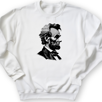 Lincoln's Proclamation Crewneck White / S