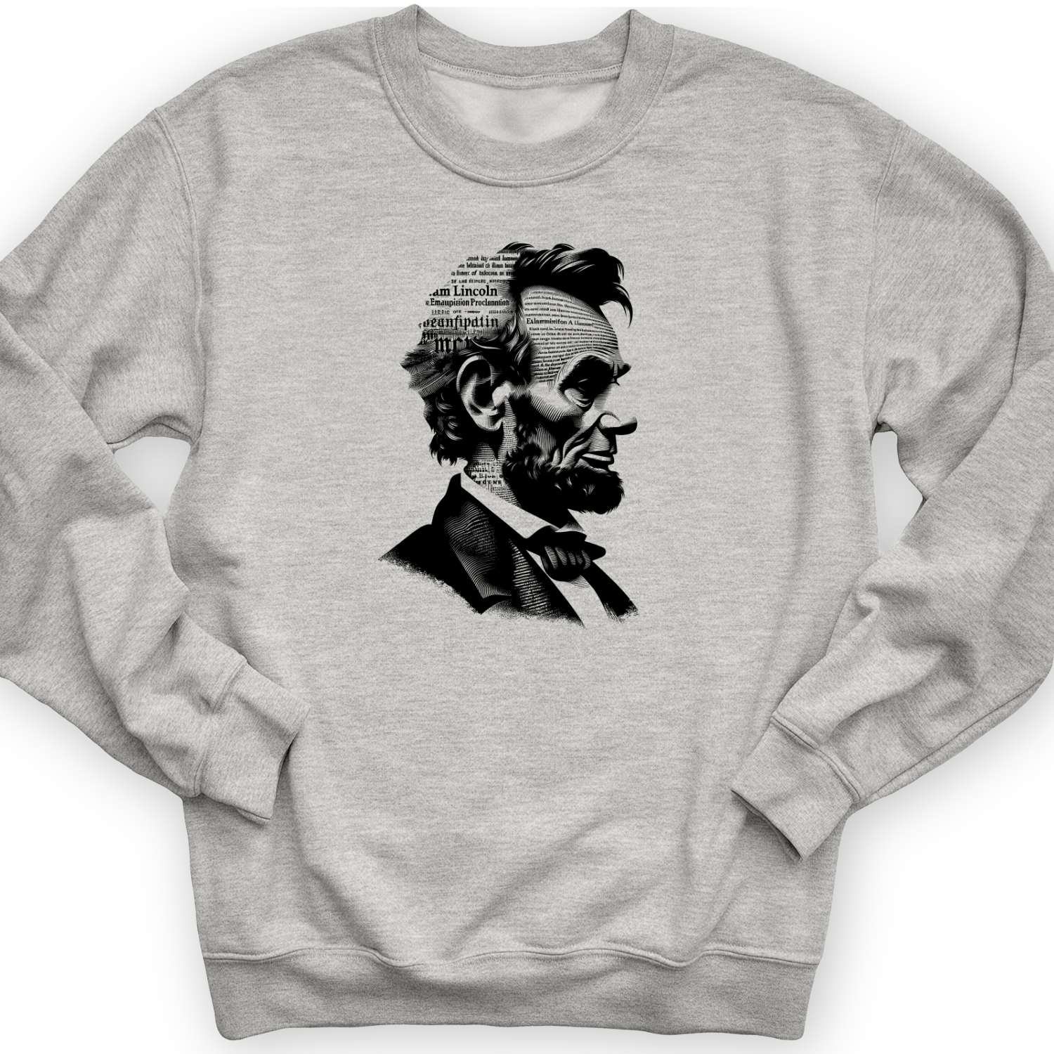 Lincoln's Proclamation Crewneck Sport Grey / S