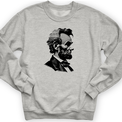 Lincoln's Proclamation Crewneck Sport Grey / S