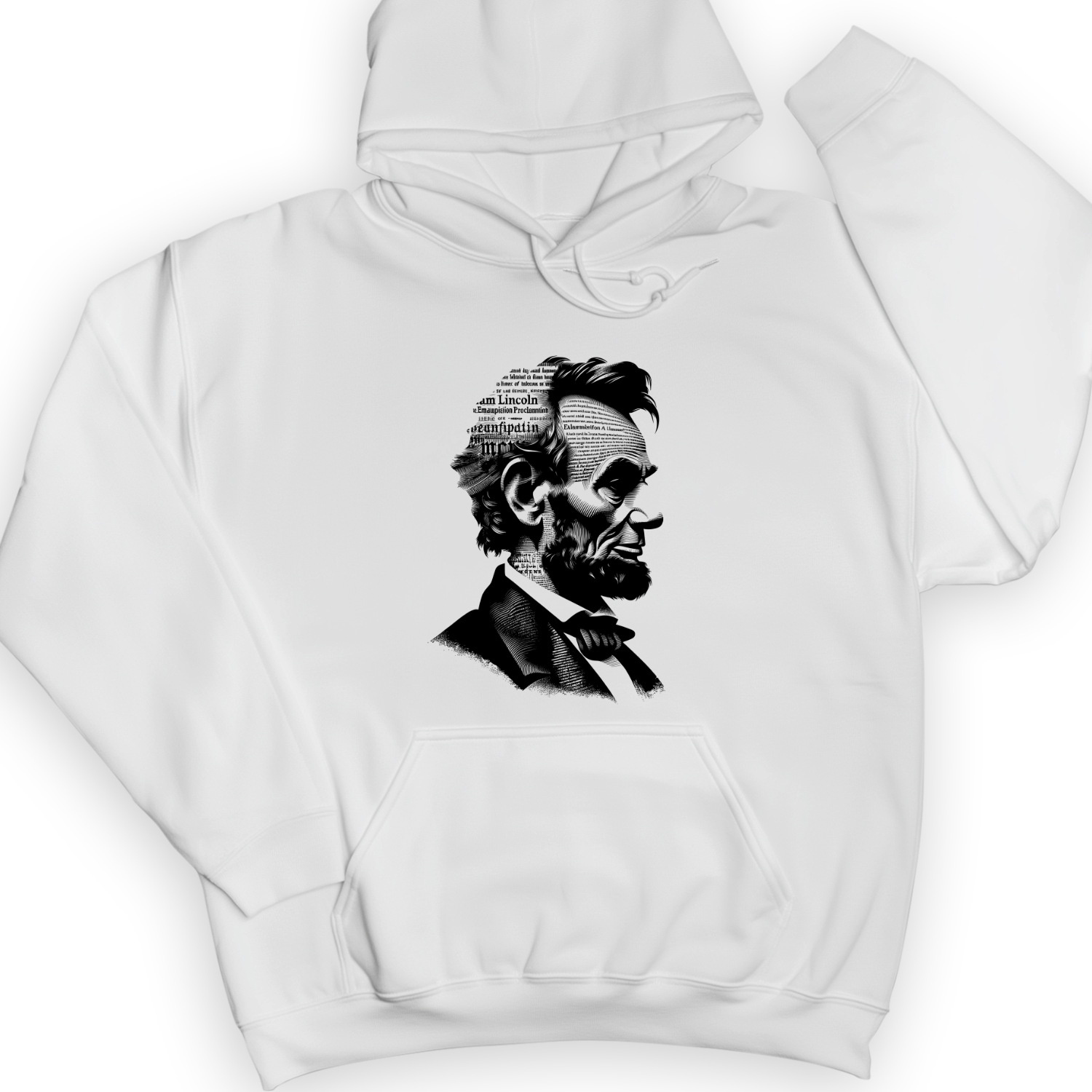 Lincoln's Proclamation Hoodie White / S