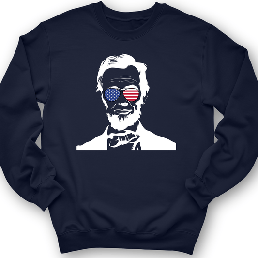 Lincoln Shades Crewneck Navy / S