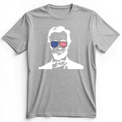 Lincoln Shades Premium Tee Athletic Heather / S