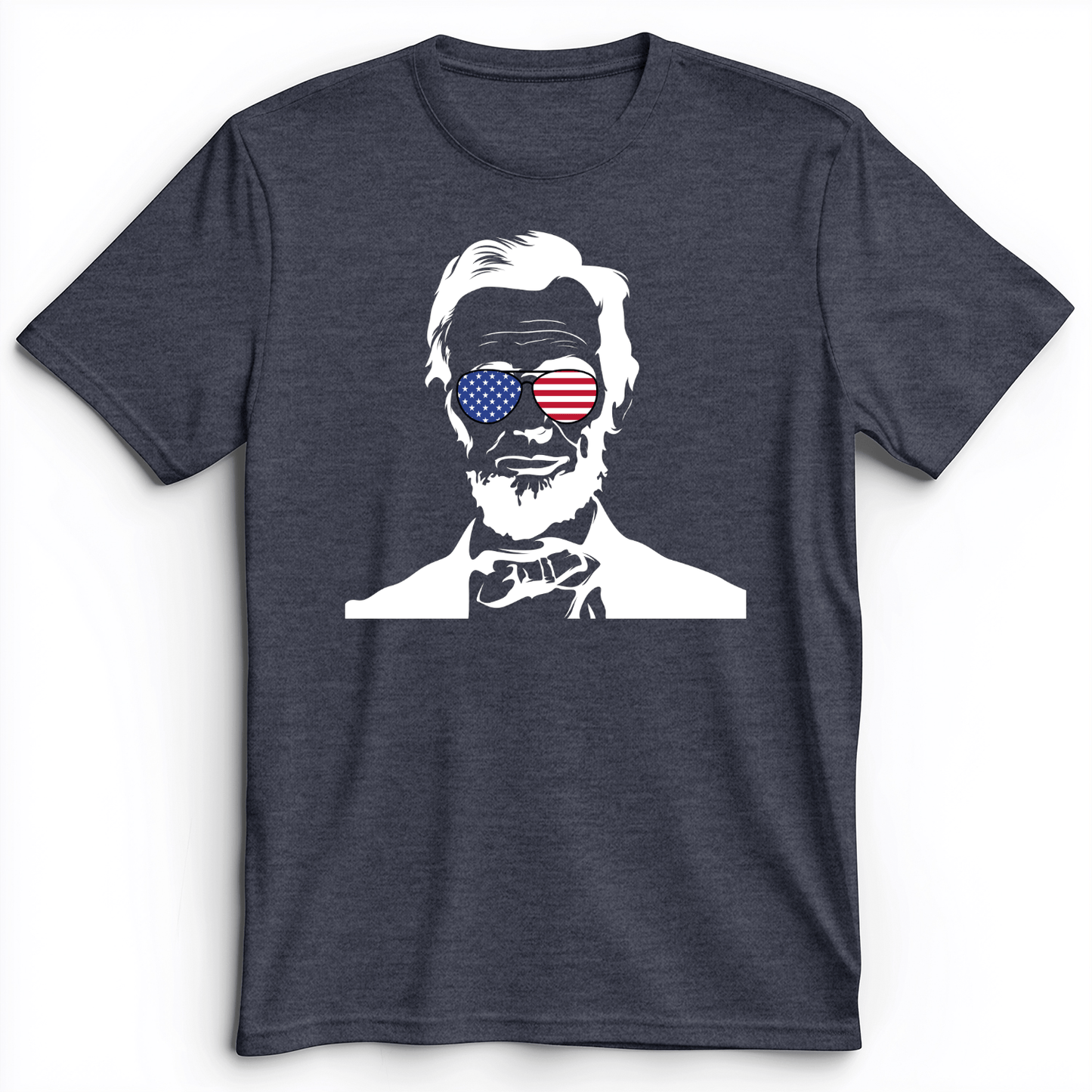 Lincoln Shades Premium Tee Heather Navy / S