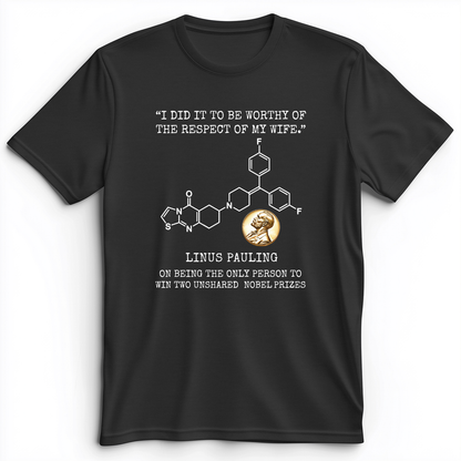 Linus Pauling Premium Tee Dark Grey Heather / S