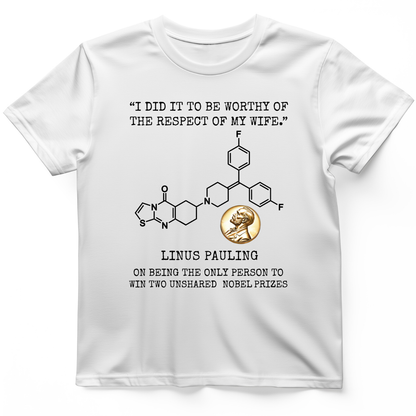 Linus Pauling T-Shirt White / S