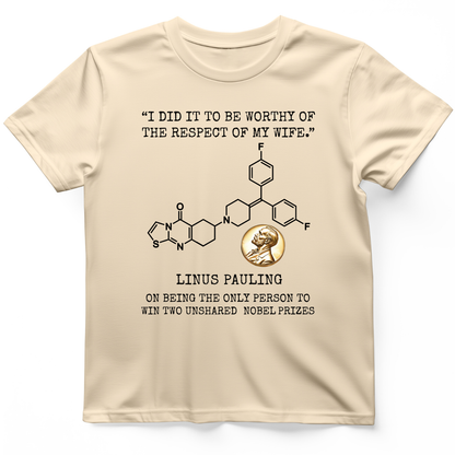 Linus Pauling T-Shirt Natural / S