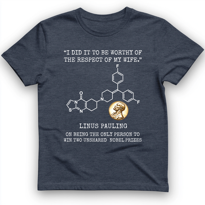 Linus Pauling T-Shirt Heather Navy / S