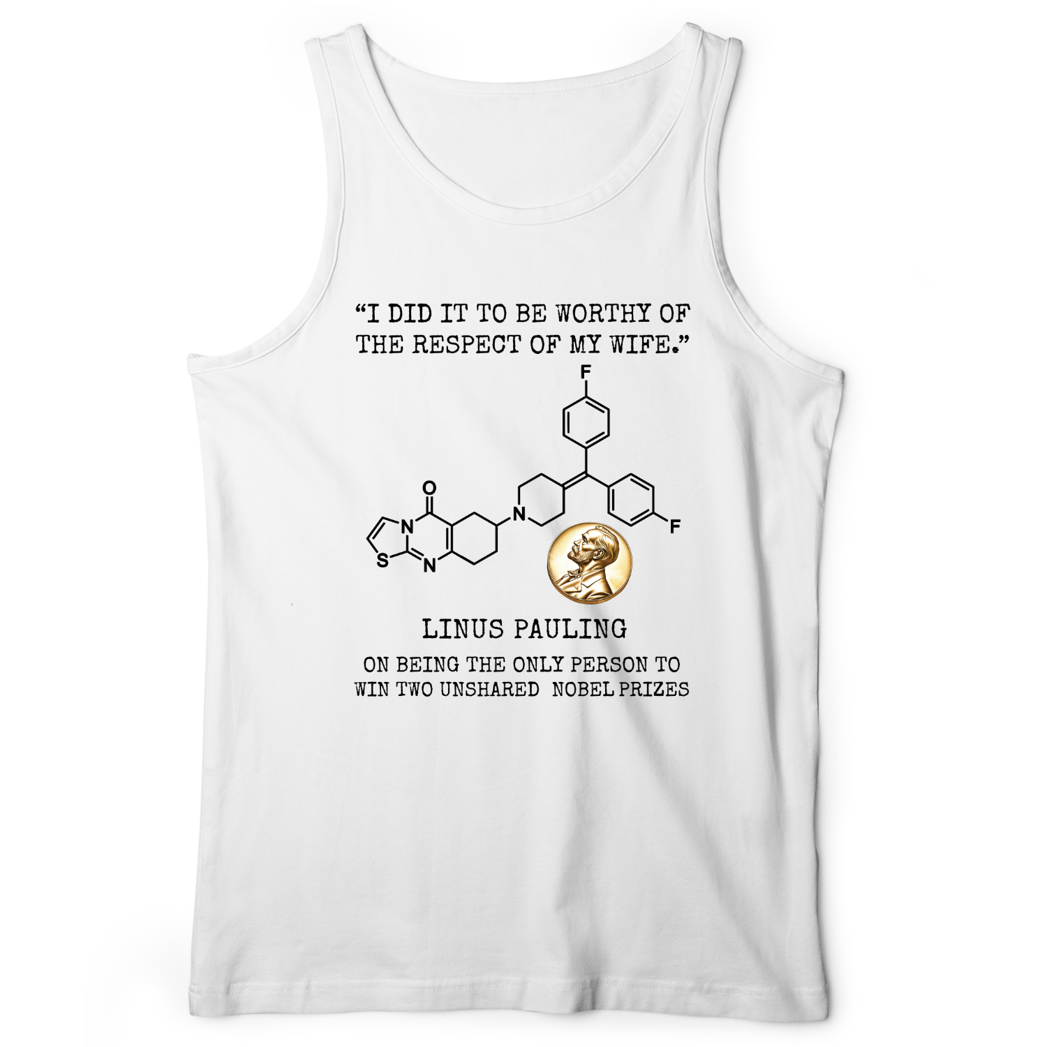 Linus Pauling Tank White / XS