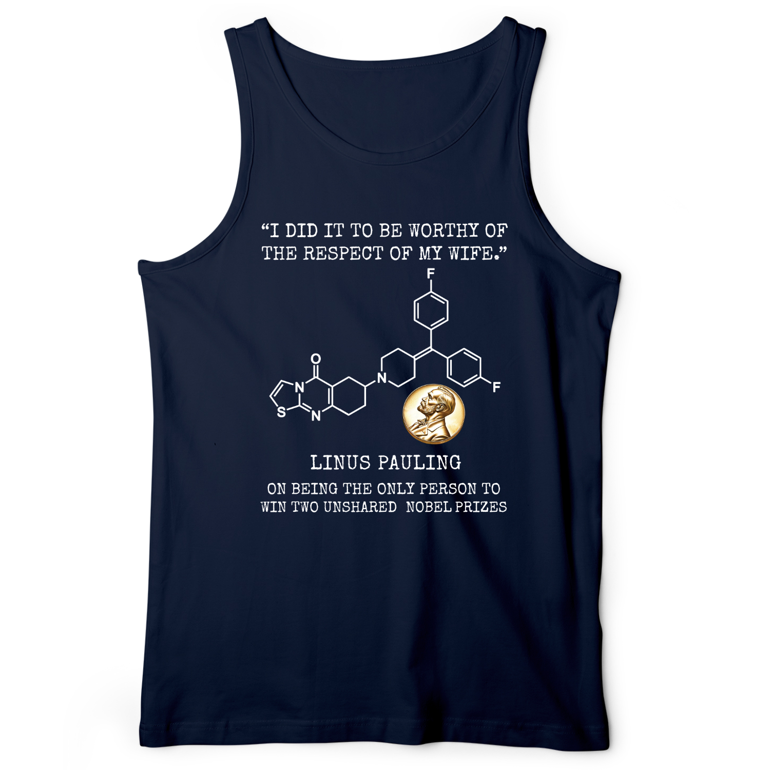 Linus Pauling Tank Navy / XS