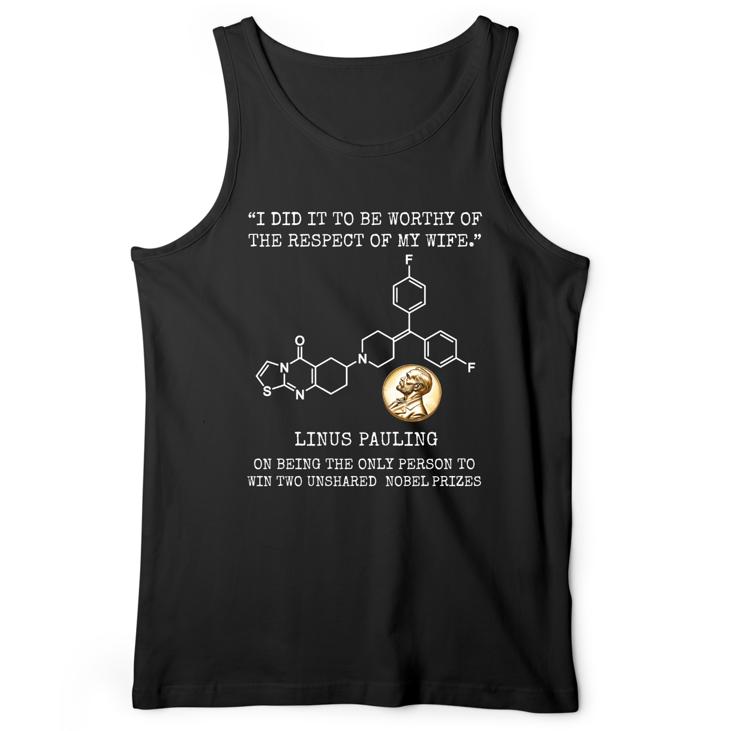 Linus Pauling Tank Black / XS