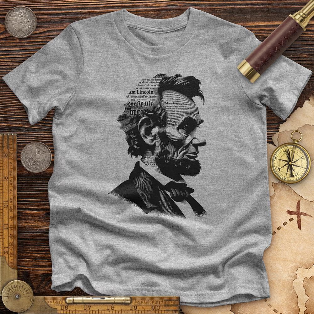 Lioncoln's Proclamation High Quality Tee Athletic Heather / S