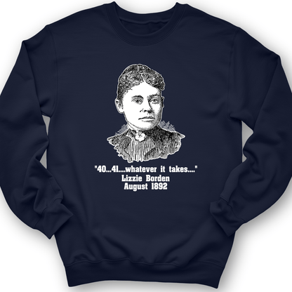 Lizzie Borden Crewneck Navy / S