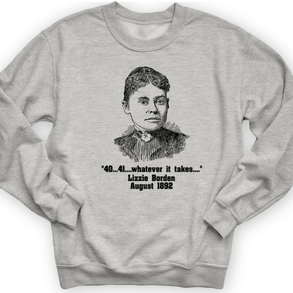 Lizzie Borden Crewneck Sport Grey / S