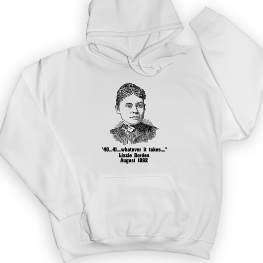 Lizzie Borden Hoodie White / S