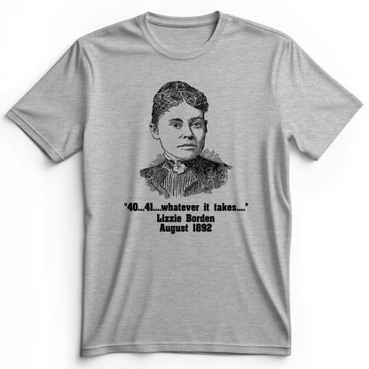 Lizzie Borden Premium Tee Athletic Heather / S