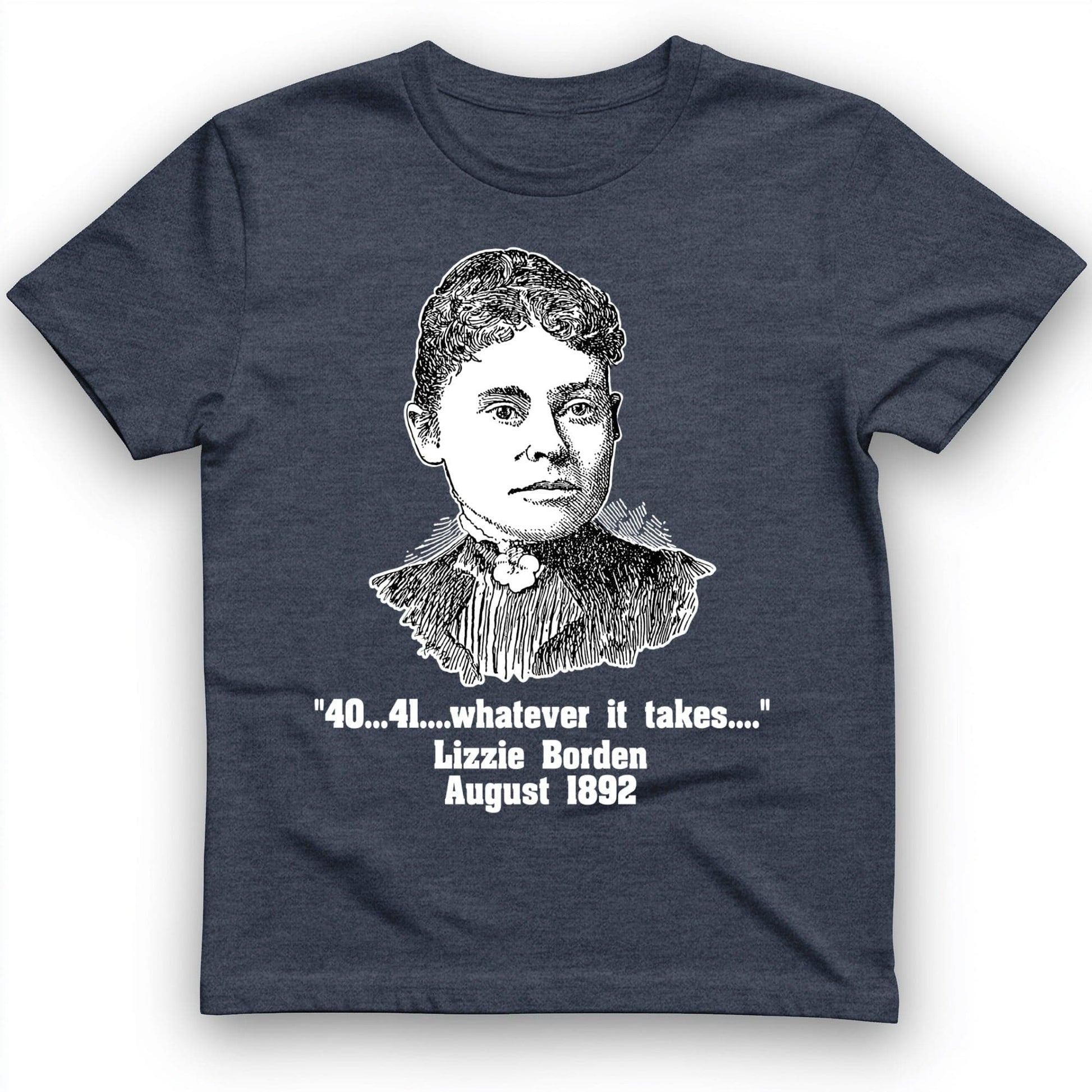 Lizzie Borden T-Shirt Heather Navy / S