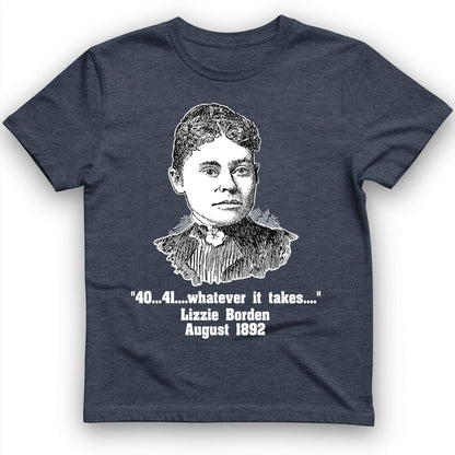 Lizzie Borden T-Shirt Heather Navy / S