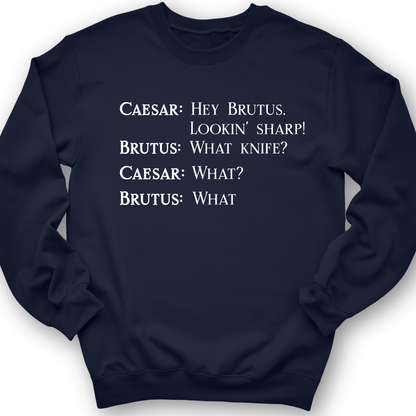 Lookin' Sharp Crewneck Navy / S