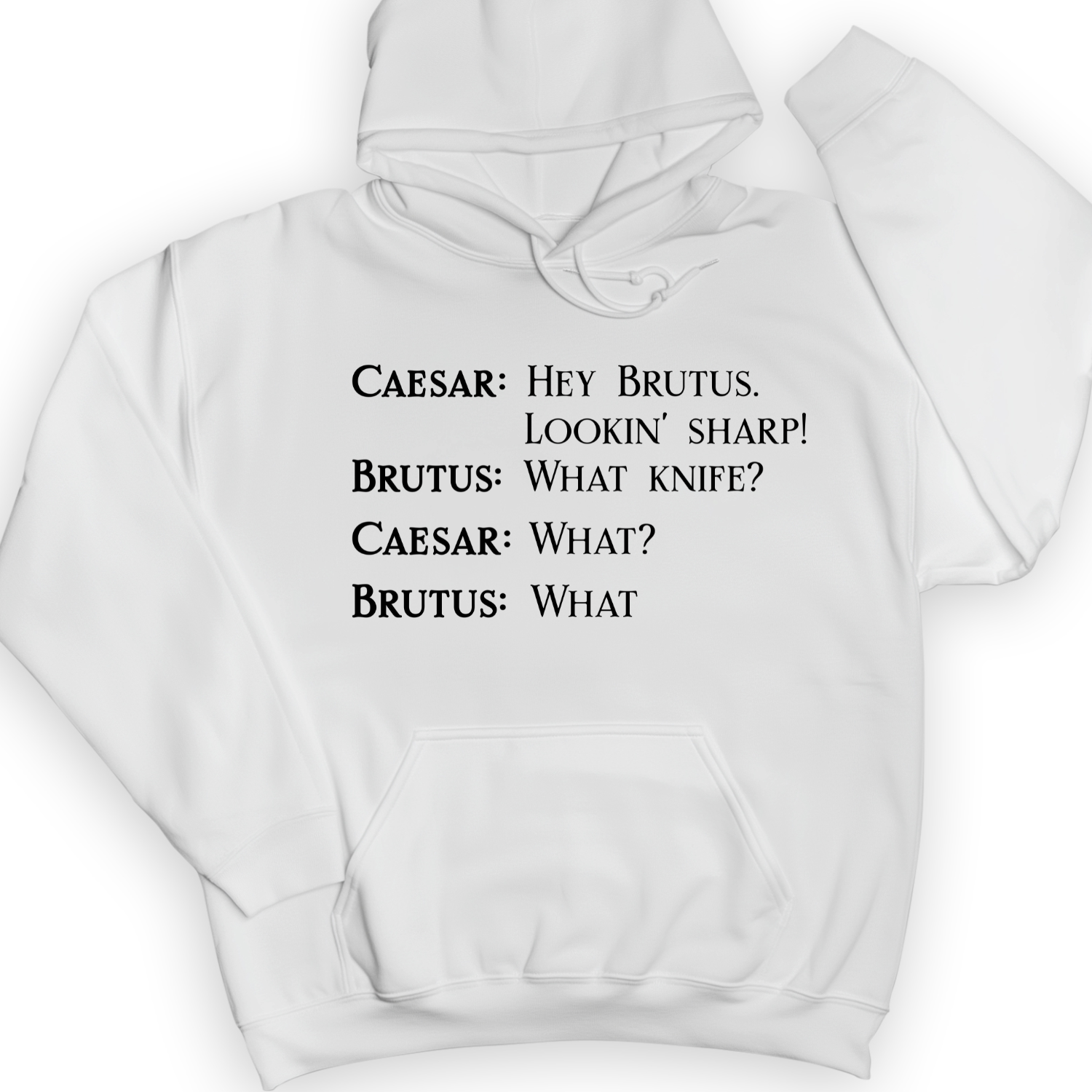 Lookin' Sharp Hoodie White / S