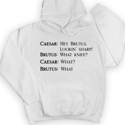 Lookin' Sharp Hoodie White / S