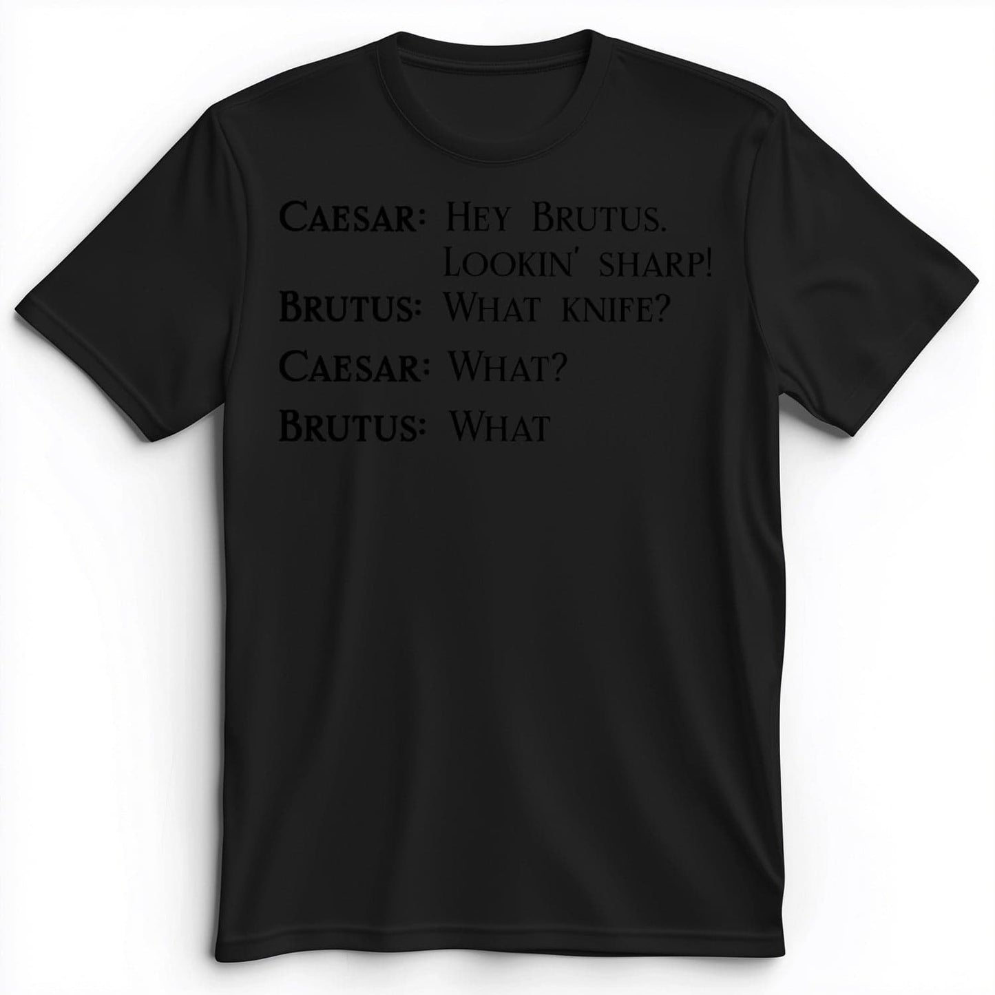 Lookin Sharp Premium Tee Black / S