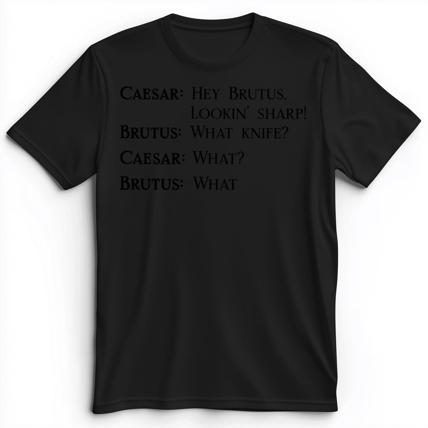 Lookin Sharp Premium Tee Black / S