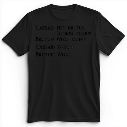 Lookin Sharp Premium Tee Black / S