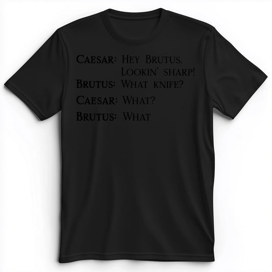 Lookin Sharp Premium Tee Black / S