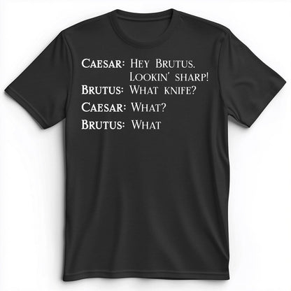 Lookin Sharp Premium Tee Dark Grey Heather / S