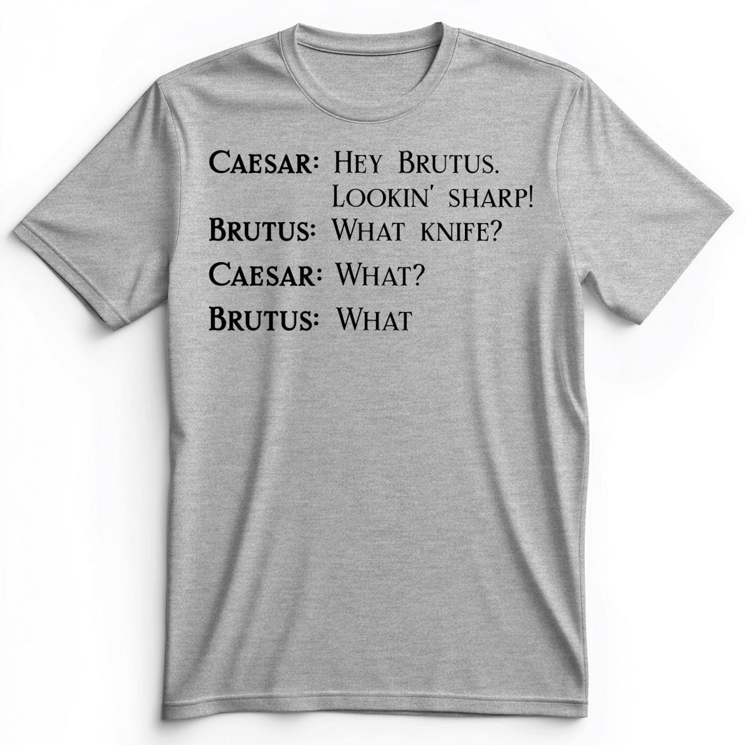 Lookin Sharp Premium Tee Athletic Heather / S