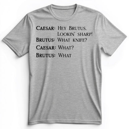 Lookin Sharp Premium Tee Athletic Heather / S